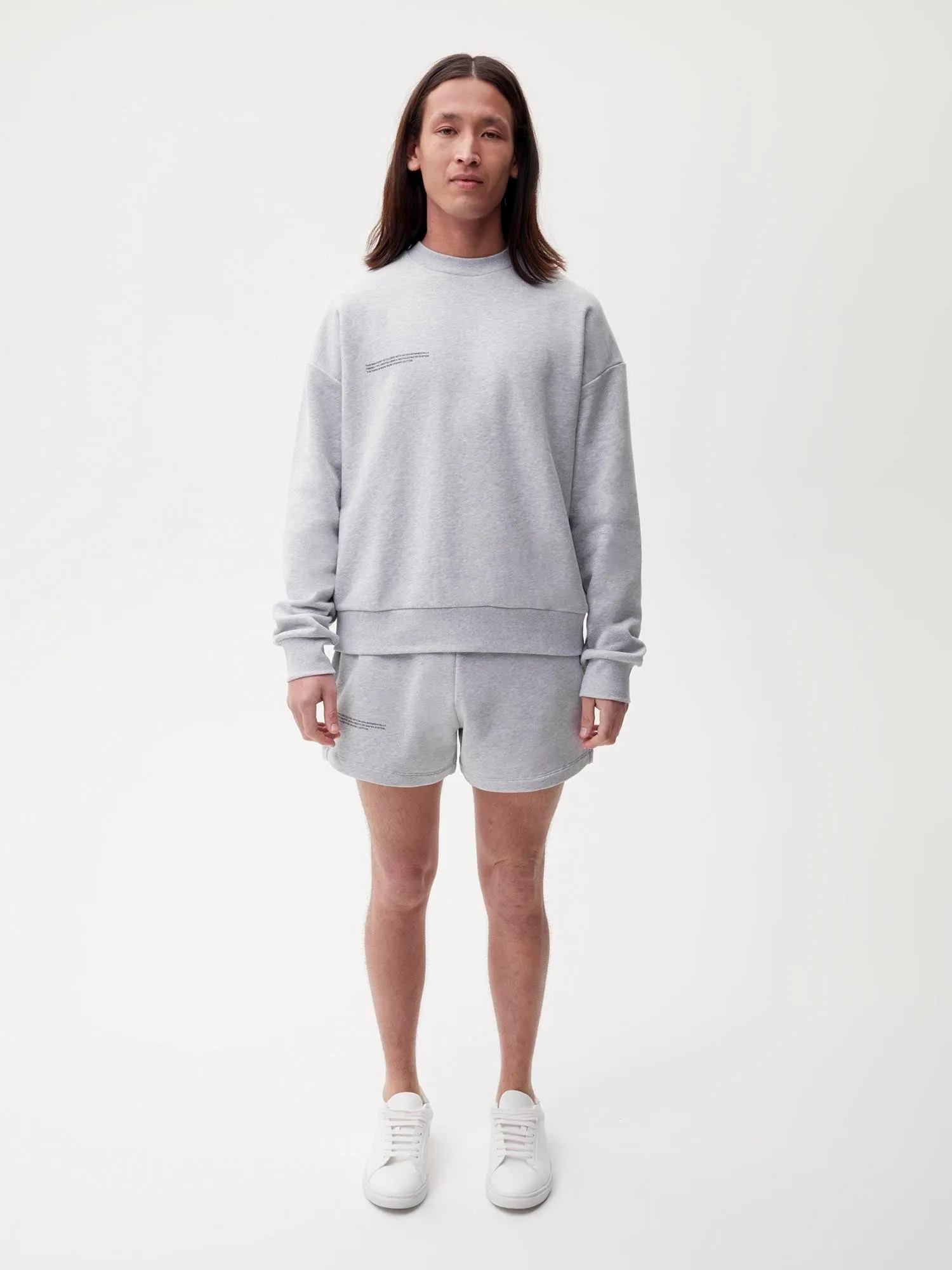 365 Midweight Shorts—grey marl