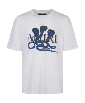 AMIRI Poison cotton T-shirt White/Blue