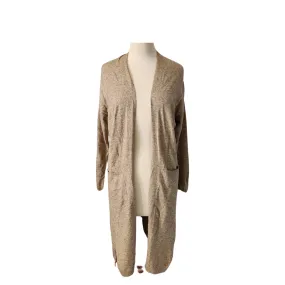 Atmosphere Beige Long Open Knit Cover-up Sweater | Pre Loved |