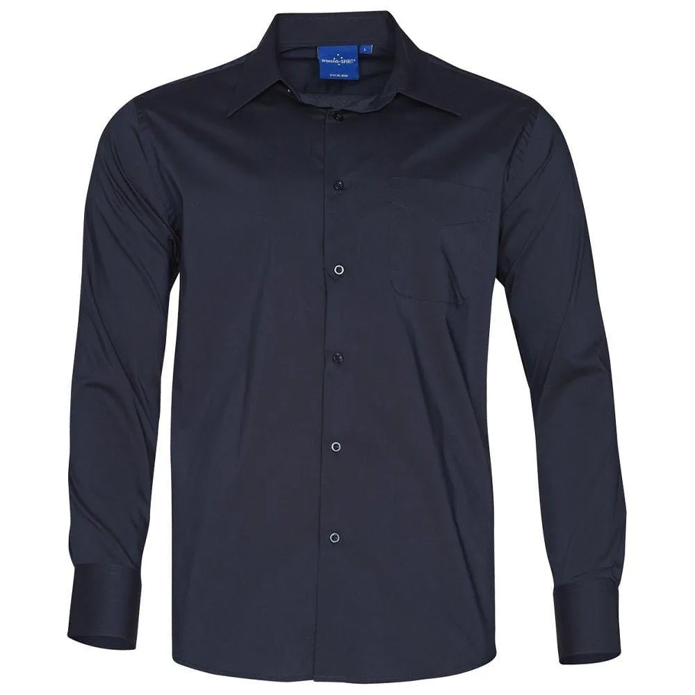 BS08L Men's Teflon Executive Long Sleeve Shirt