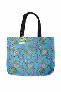 Bush Tucker Gathering Cotton Tote Bag Large