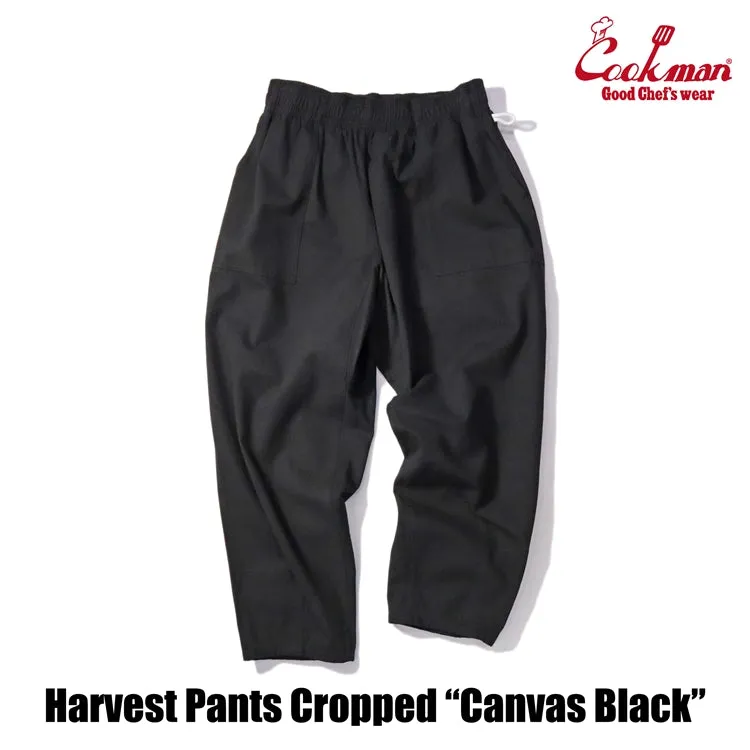 Cookman Harvest Pants Cropped Canvas - Black