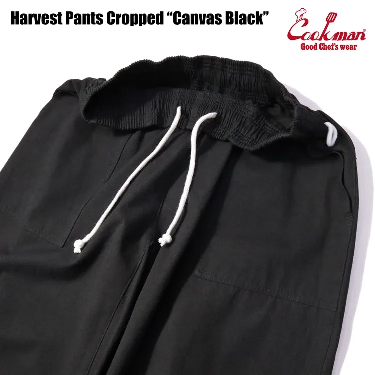 Cookman Harvest Pants Cropped Canvas - Black