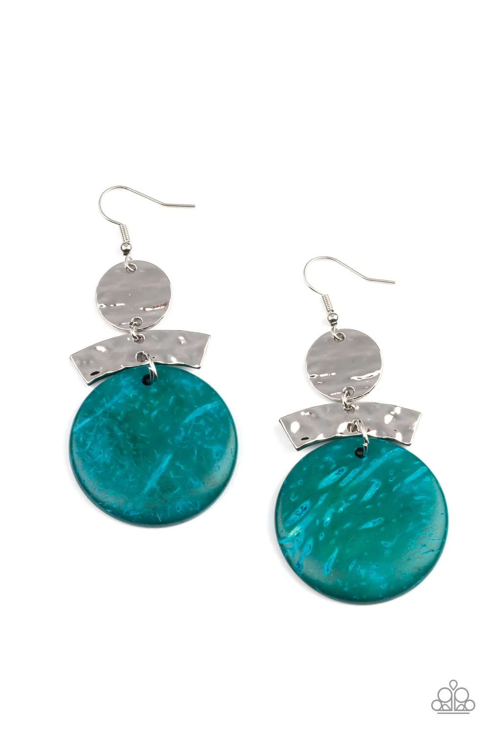 Diva Of My Domain - Blue Paparazzi Earrings