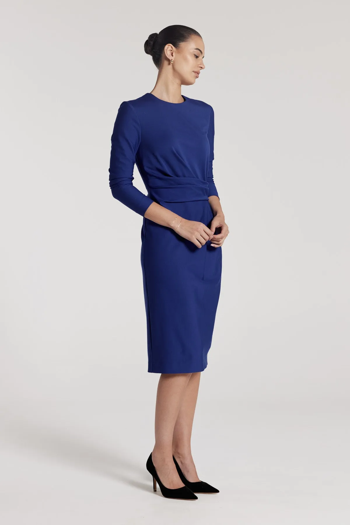 Elena Dress - Bright Blue