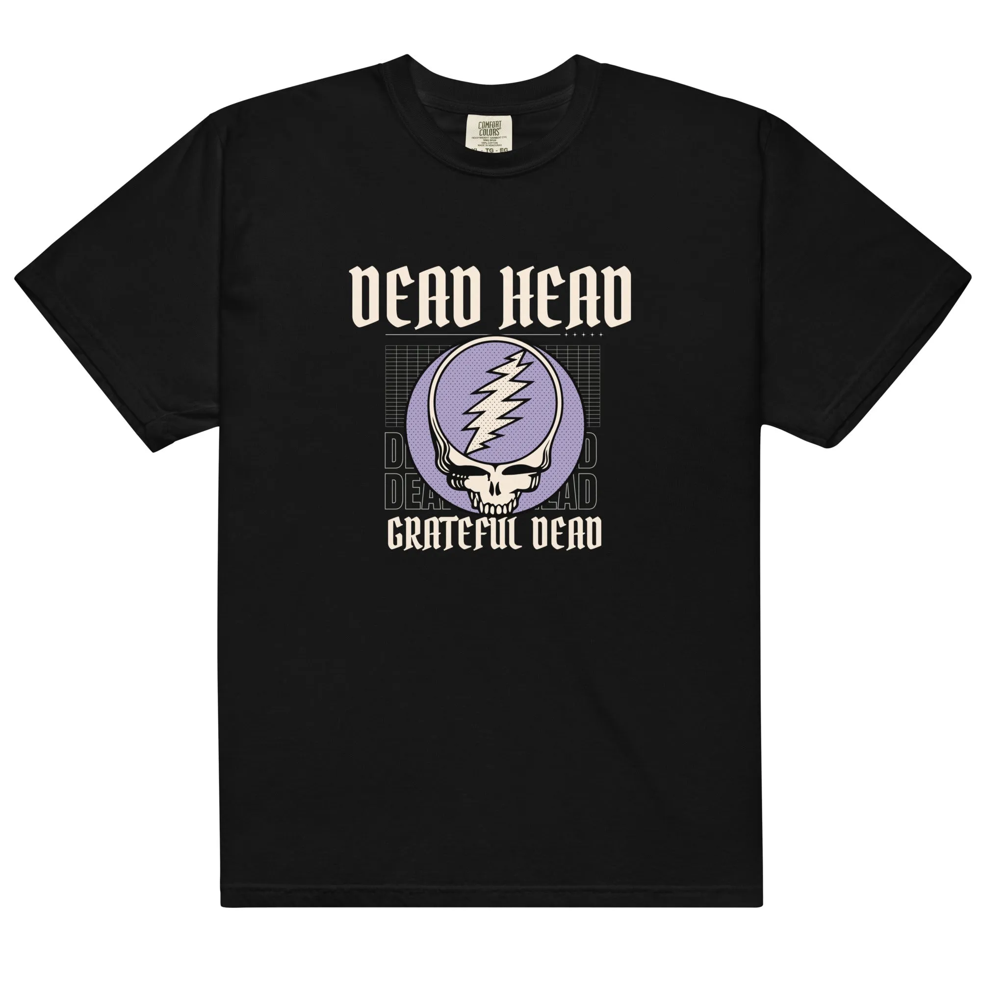 Grateful Dead | Pigment Dye Oversize Cotton Tee | Dead Head