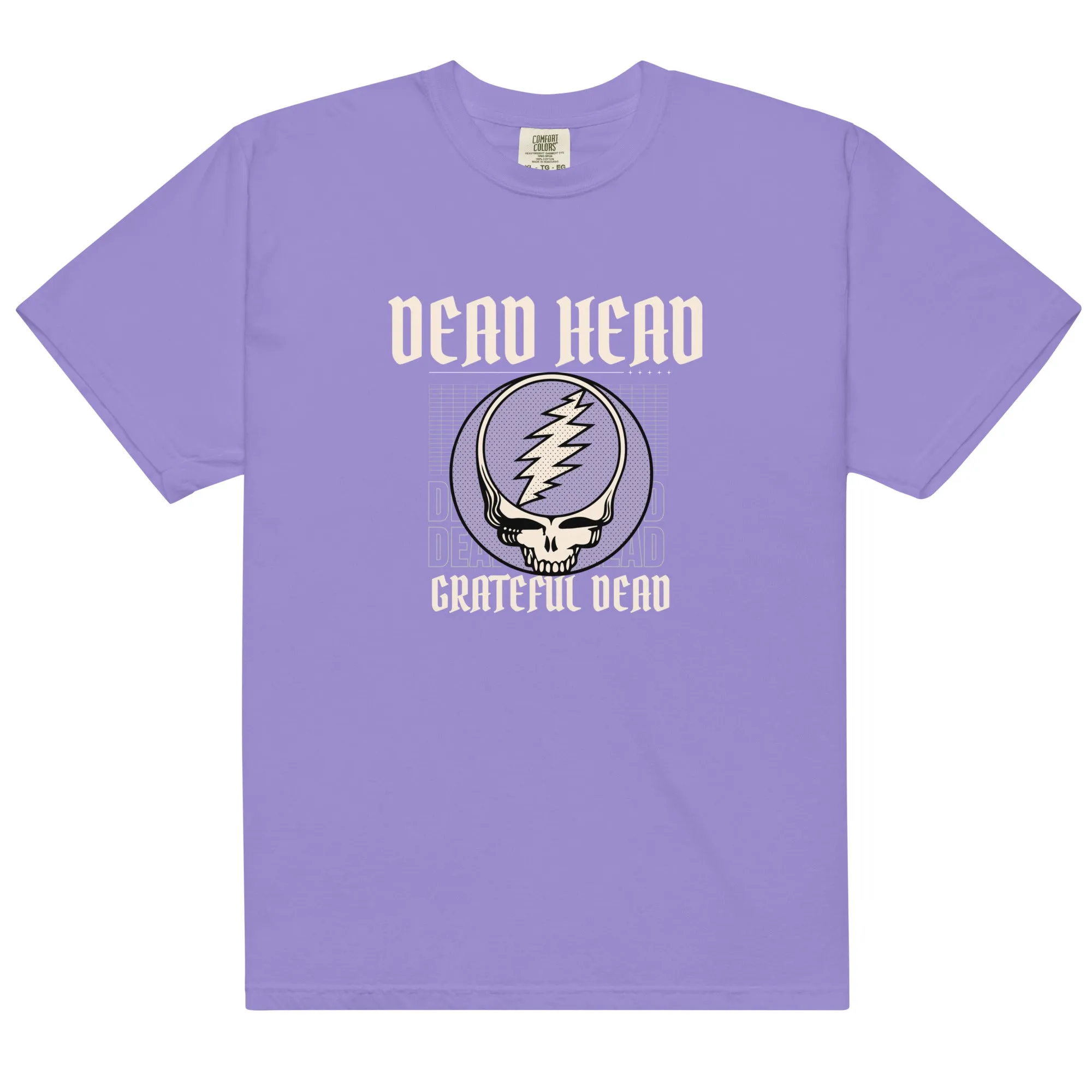 Grateful Dead | Pigment Dye Oversize Cotton Tee | Dead Head