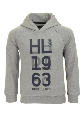 Henri Lloyd Boys Embossed Logo Over-Head Hoodie