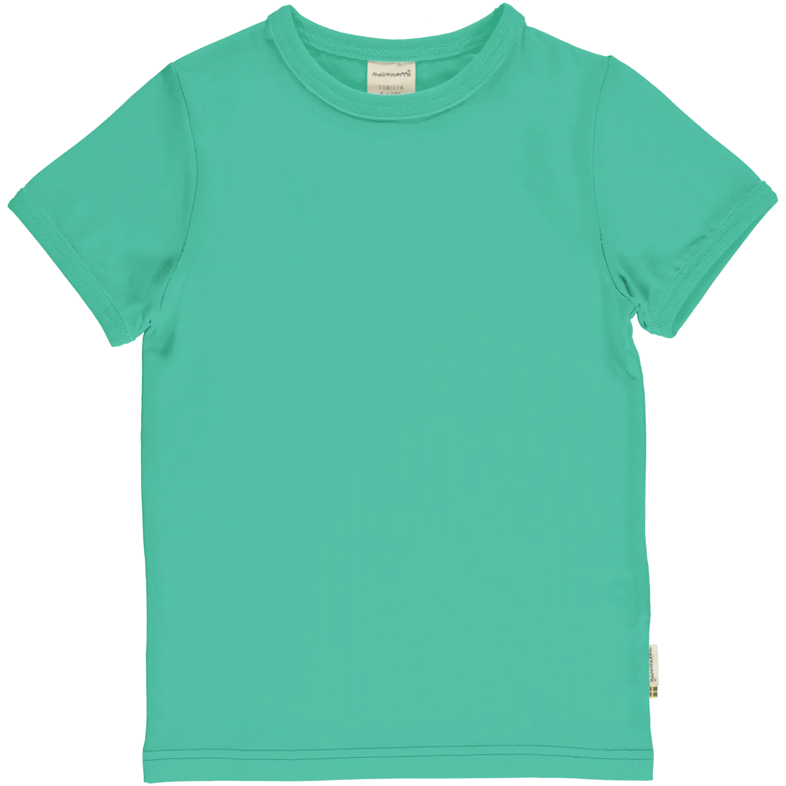 Maxomorra Green Organic Cotton Short Sleeved Top