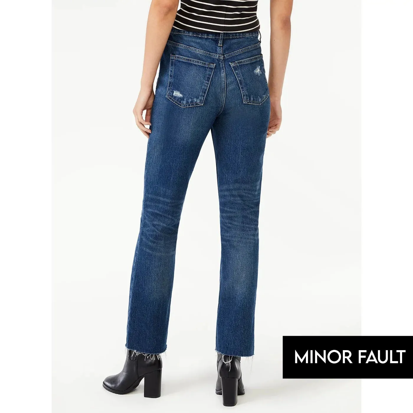 (Minor Fault) Super High Rise Straight Jeans