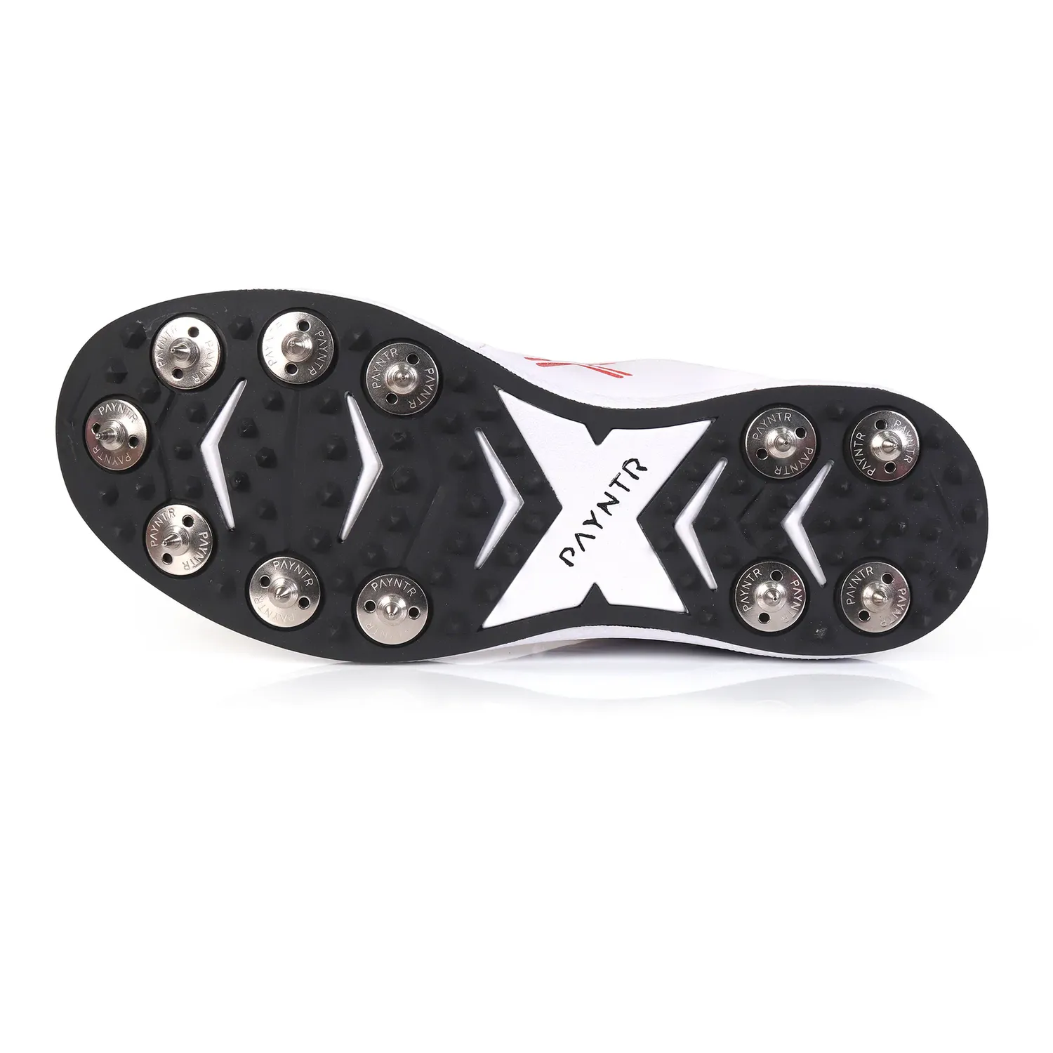 Payntr X-Spike Cricket Shoes - White/Black