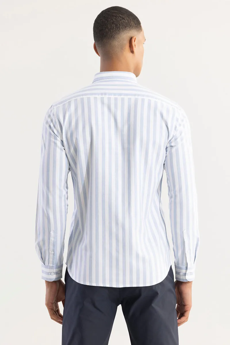 Pinstripe Blue Shirt