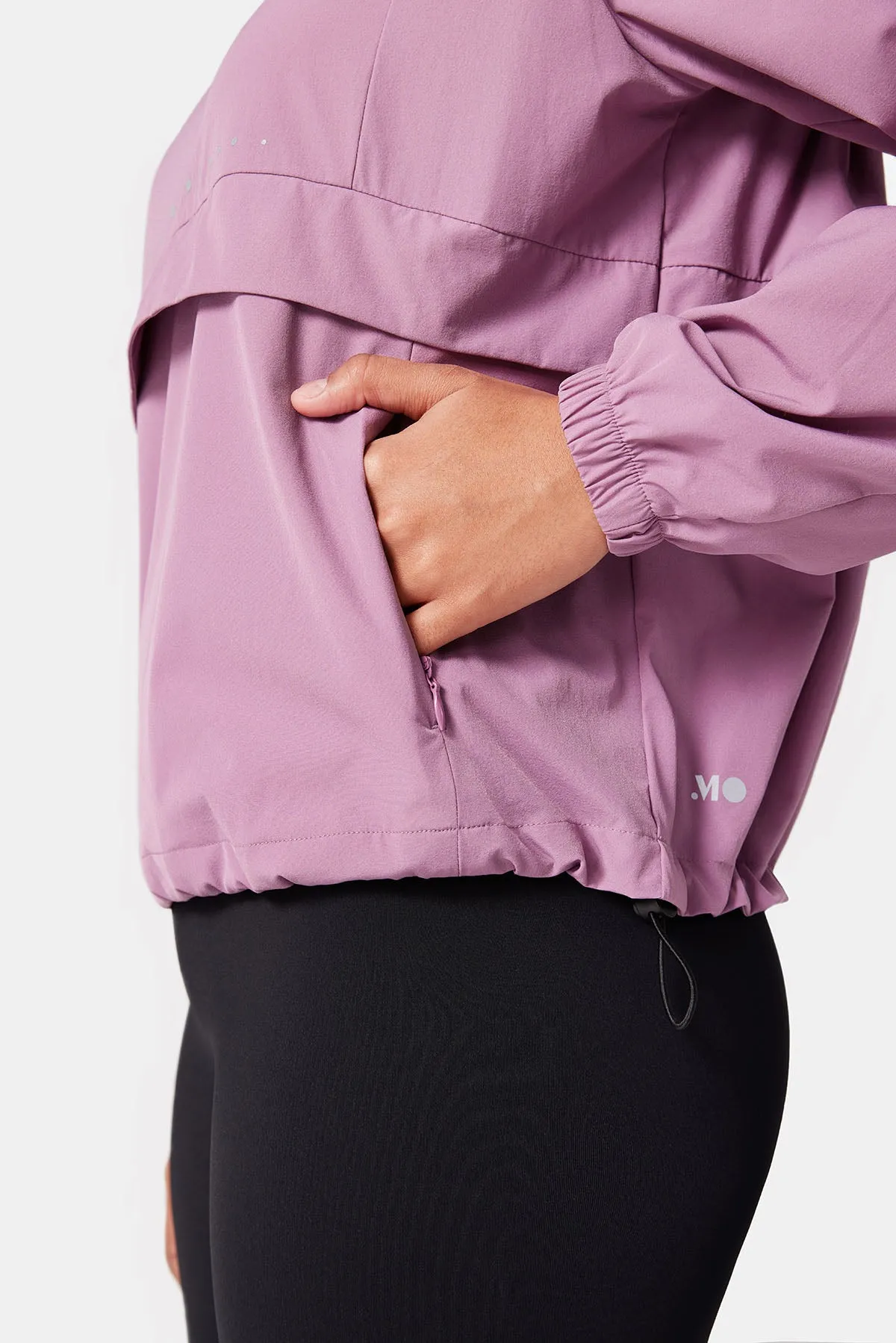 Quick-Dry Long Sleeve Half-Zip Running Jacket