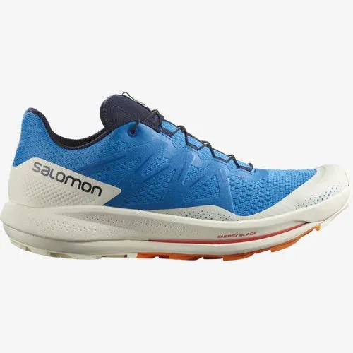 Salomon Pulsar Trail Shoe (Men's) Indigo Bunting/Vanilla Ice/Vibrant Orange