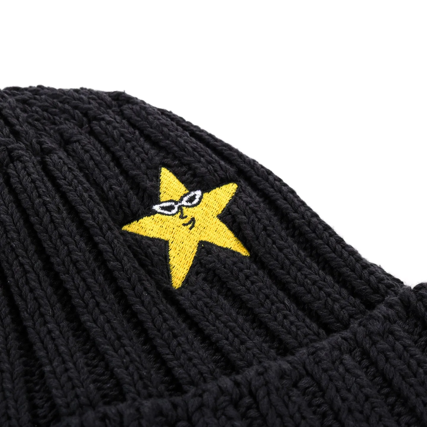 SKY HIGH FARM WORKWEAR RECYCLED COTTON BEANIE BLACK