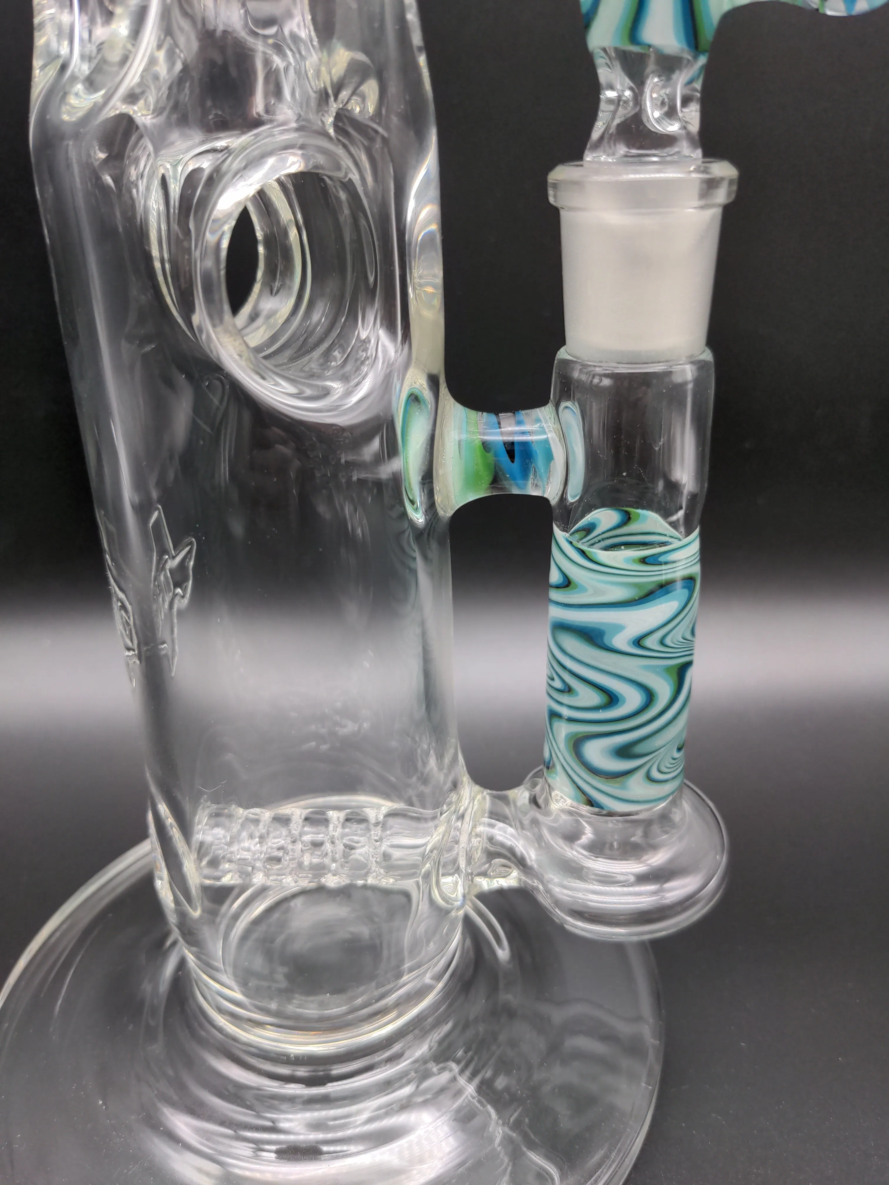 Swiss Wig Wag Straight Tubes - By Texas Hot Glass